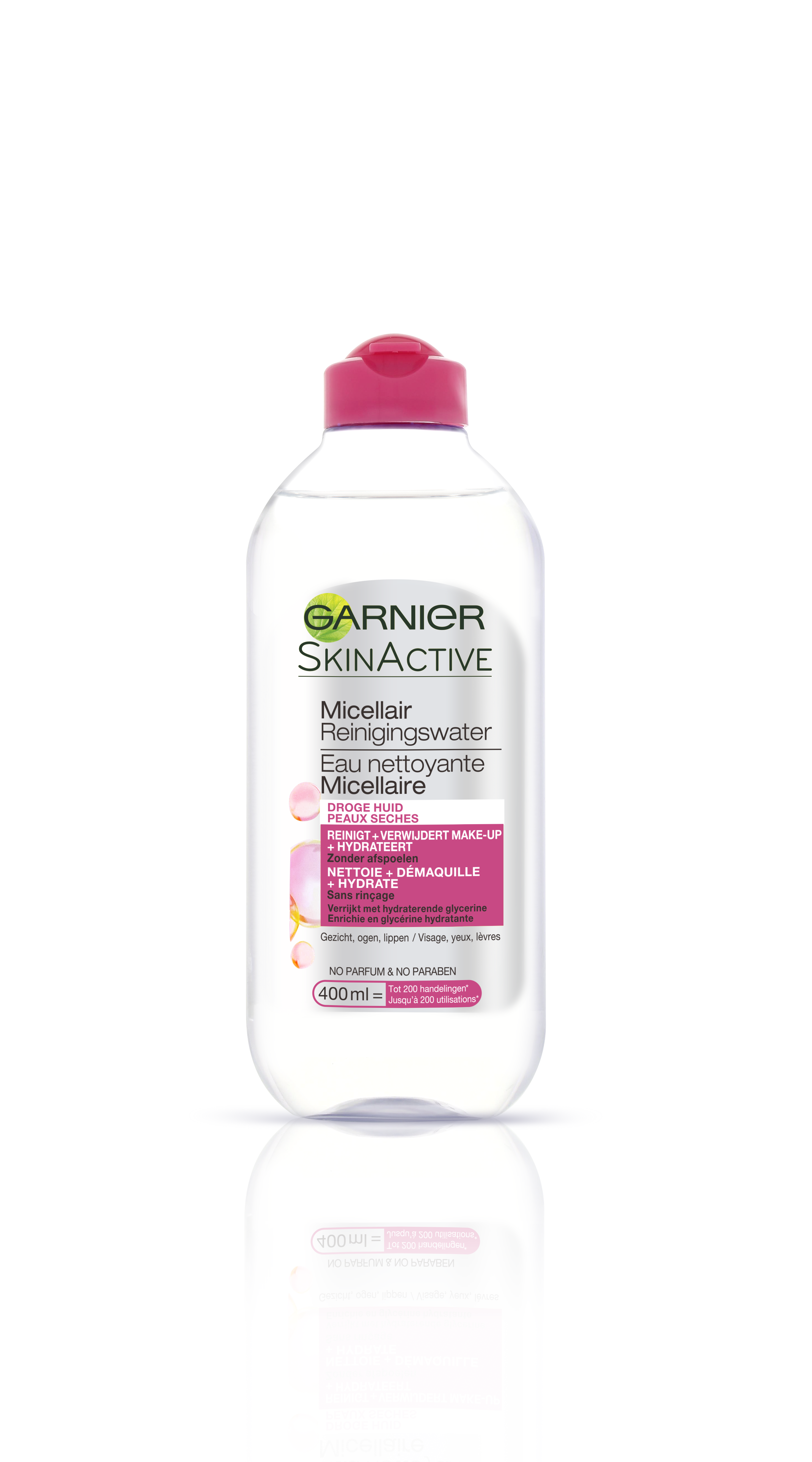 Garnier Skinactive Face SkinActive - Micellair Reinigingswater voor de Droge Huid - 400ml – Reinigingswater