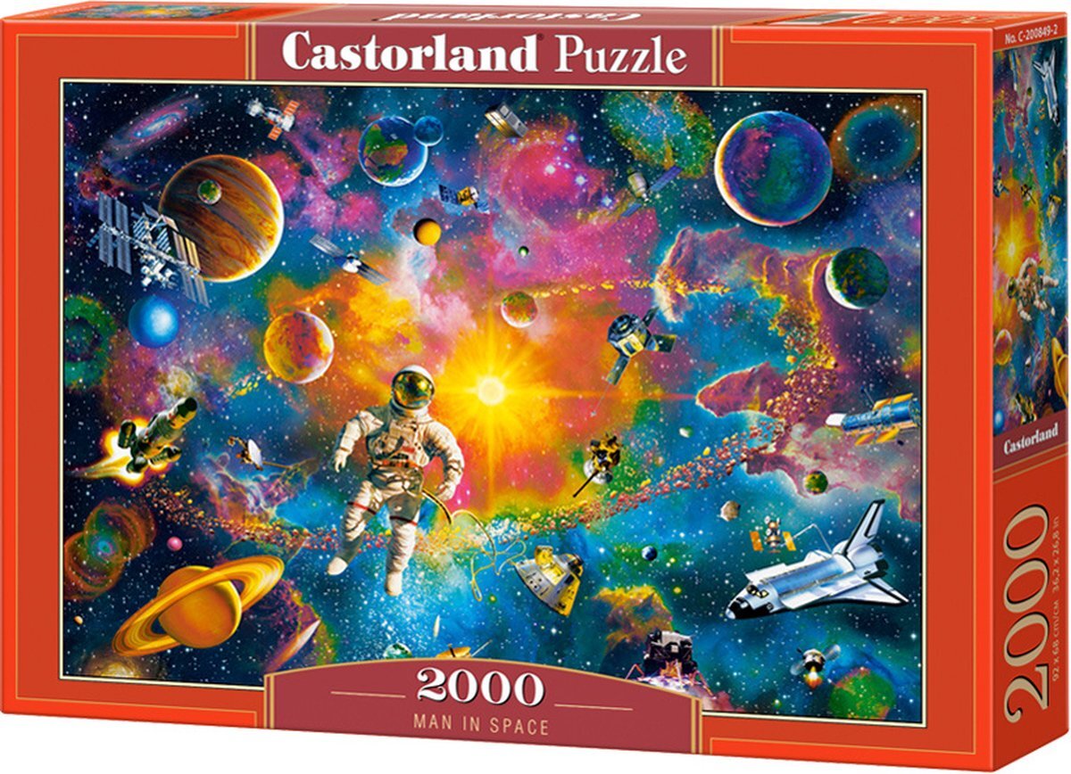 Castorland Man in Space Puzzel 2000 Stukjes