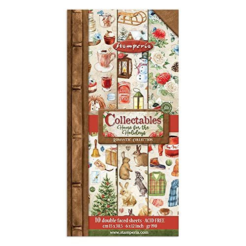 Stamperia International Collectables - Romantisch-Huis voor De Vakantie - 15,2 x 30,5 cm