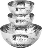 Secret de Gourmet saladiers - Set 7x - Inox - D29/D13 cm