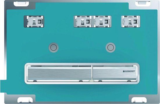 Geberit Sigma50 Bedieningsplaat - 2-toets - Klantspecifiek / Chroom