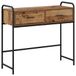 vidaXL - Consoletafel - Oud - hout - 90 - x - 33 - x - 80,5 - cm - Bewerkt - hout