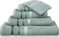 Vandyck Handdoek Prestige Lines Vintage Green 60x110 cm Katoen