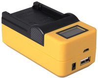 Patona EN-EL14a - EN-EL14 Synchron USB Lader voor Nikon met LCD