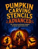 Pumpkin Carving Stencils: 50+ Advanced Halloween Craft Templates