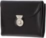 Golden Head Leren portemonnee Colorado RFID Protect Schlossbörse 1150 Schwarz zwart