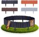 BooGardi Bordure de pelouse, Plastique, Aspect bois, Anthracite, 57 cm x 12,5 cm, Lot de 20