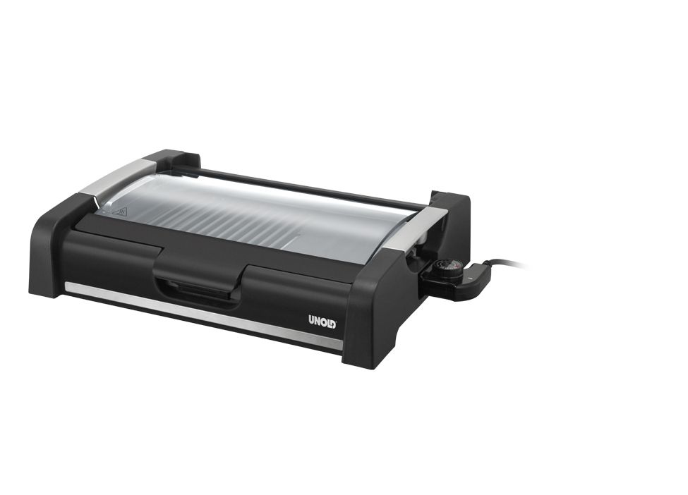 Unold Edel Barbecue Tafelblad Elektrisch Zwart 1650 W