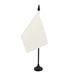 Tafelvlag AZ FLAG Tafelvlag effen wit 15 x 10 cm