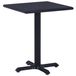 vidaXL Tuintafel 60x60x75 cm zwart - 8719883872209