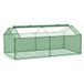 Serre avec fenêtre, film de maille PE, serre d'hivernage résistante à l'eau, serre chaude pour balcon, jardin, serre à tomates 180 x 90 x 70 cm, serre pour tomates, légumes, plantes, verdure
