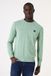 Garcia Pull Homme Uni Vert Manches Longues