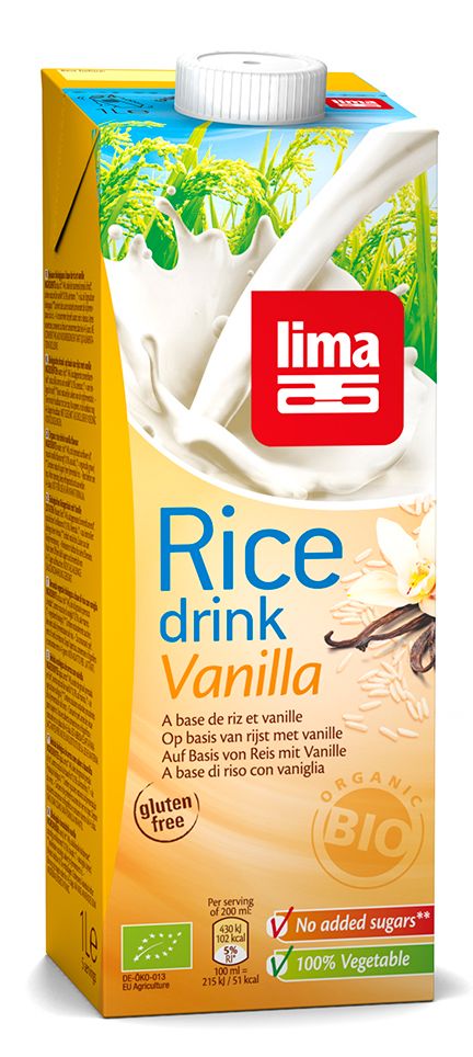 Lima Rijstdrink Vanille - 1L