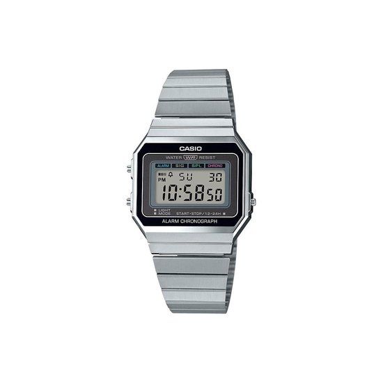 Casio Vintage Iconic A700WE-1AEF Herenhorloge - Zilverkleurig - 31 mm