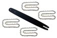 Scheppach 45 cm / 1,3 mm / 3/8" / 62-delig zwaard + 4 kettingen voor de CSH 46 kettingzaag