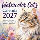 Watercolor Cats Calendar 2027