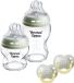 Tommee Tippee Geschenkset met glazen Natural Start babyflessen en fopspenen - 0m+