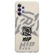 Fibriva Coque de Téléphone Compostable Samsung Galaxy A32 - Ninjas in Pyjamas Officiel - Coque Fibriva™ Officielle avec Logo Stealth Blanc