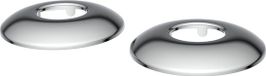 KIRCHHOFF Rosace à pousser - Chrome - 1/2" x 60 x 10 mm (2x)