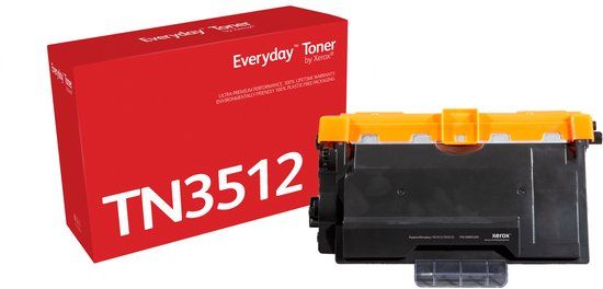 Xerox Everyday Zwart Toner compatibel met Brother TN3512, Extra hoge capaciteit