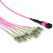ACT RL7855 5 meter Multimode 50/125 OM4 fanout patchkabel 1 x MTP female - 6 x LC duplex 12 vezels