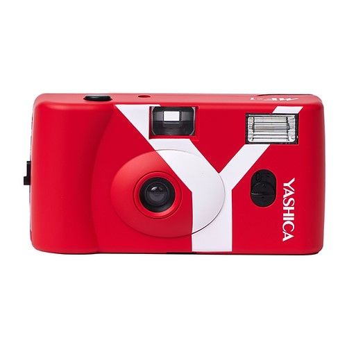 Yashica MF-1 35mm Film Camera - Red