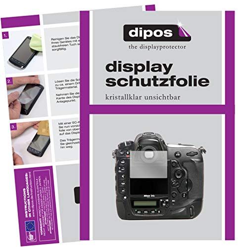 dipos 2X Screen Protector Clear Compatible with Nikon D4s