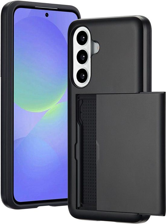 imoshion Hoesje met Pasjeshouder - Zwart - Geschikt voor Samsung Galaxy A36 / A56