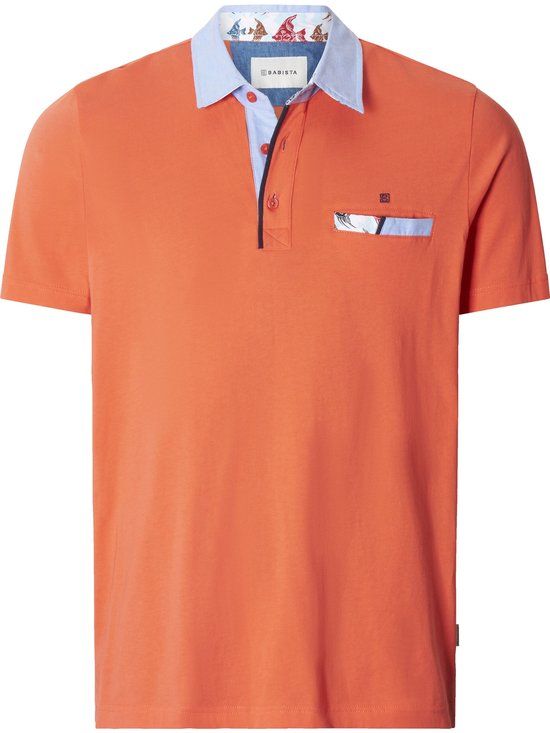 Babista Heren Poloshirt Lichtrood - 4XL