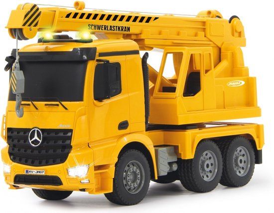 Jamara Mobiele kraan 1:20 Mercedes Arocs 2,4Ghz - Geel