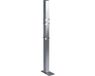 Delabie Colonne pour barre d'appui rabattable ou fixe H.1000 inox mat poli