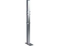 Delabie Colonne pour barre d'appui rabattable ou fixe H.1000 inox mat poli