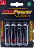 Blister met 4 alkalinebatterijen AA 1,5 V LR6