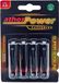 Blister met 4 alkalinebatterijen AA 1,5 V LR6