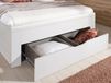Lot de 3 tiroirs RIGA 160x200 blanc
