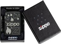 Zippo Zippo Design aansteker Zwart Metaal