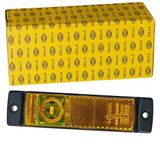 HELLA 2PS 011 422-891 Parkeerlicht - LED - 12V - Opbouw/Schroefaansluiting - Lenskleur: Geel - LED lichtkleur: Geel - Kabel: 450mm - Stekker: AMP - 2-polig - links/rechts - Aantal: 1