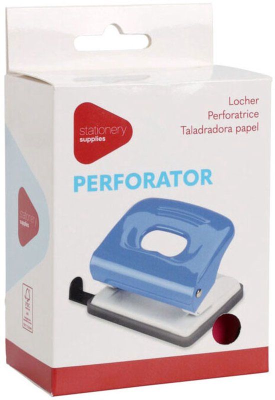 Koopman Perforator speelgoed multicolor 12x6cm creatief knutselen