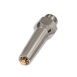 Riegler Geluidsarme ronde zuigmond, 1/2-27 UNS, veiligheidsmondstuk voor krachtige blaaspistolen, MS niet, lengte 55,0 mm, buitendiameter mondstuk: 11 mm