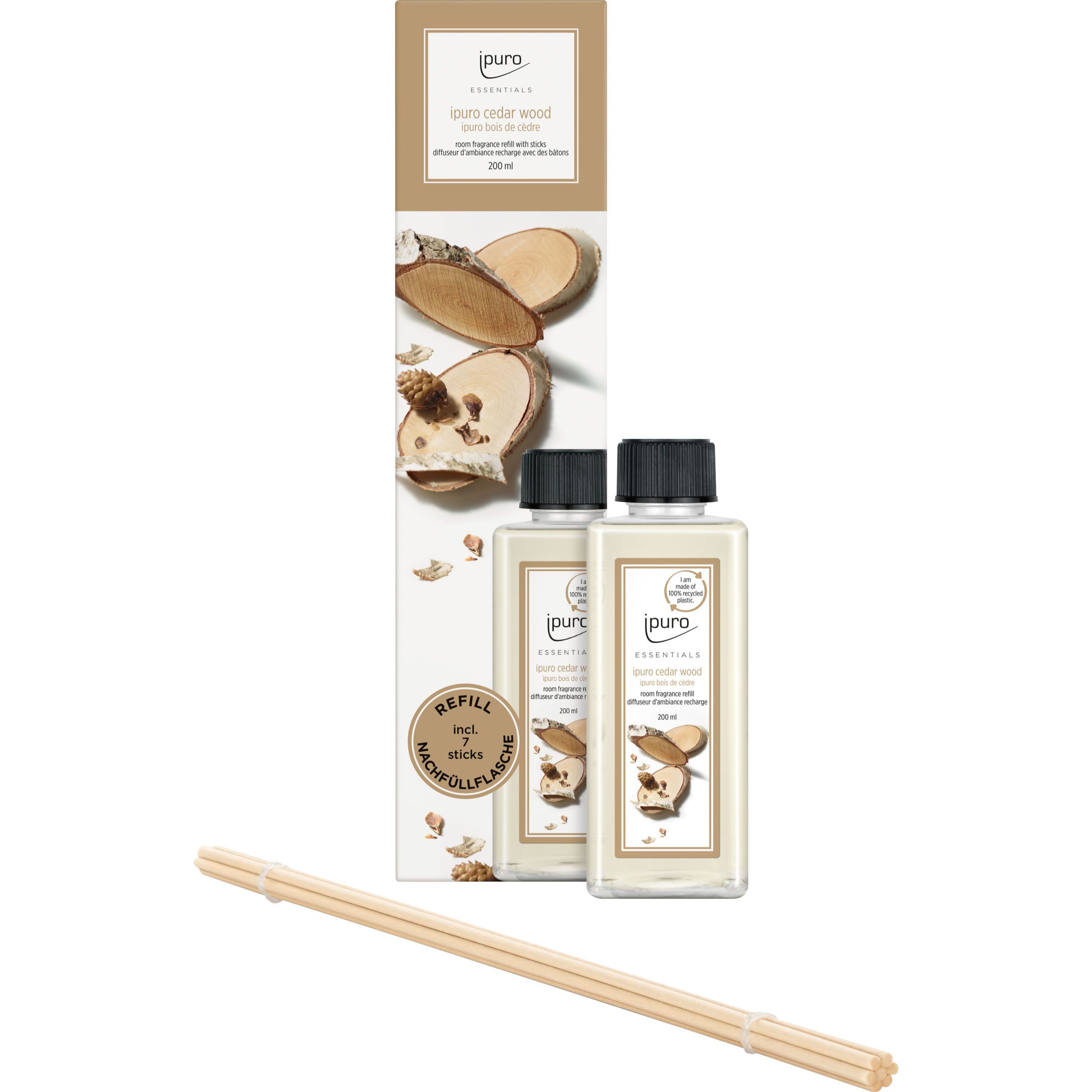 ipuro Cedar Wood Fles 200 ml
