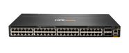 HPE Aruba Networking CX 6300M 48p 1GbE 4p SFP56 Power-to-Port 2 Fan Trays 1 PSU Bundle Managed L3 Gigabit Ethernet (10/100/1000) 1U Noir