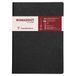 Clairefontaine 791461C Collectie Nomaddict (ex Age Bag) Genaaid Notitieboek met Linnen Rug Zwart - A4 21x29,7 cm - 192 Pagina's Gelijnd - Wit Papier 90 g - Omslag Glanskarton met Lederkorrel