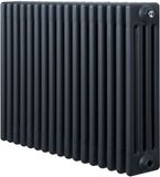 MonsterShop Monster Group BV Traditionele 4-kolom radiator - horizontaal - antracietgrijs - 600x785 mm