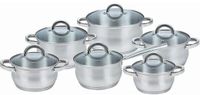 Feel Maestro Casserolepan met deksel MR-2120-12 Roestvrij staal (12 Onderdelen)