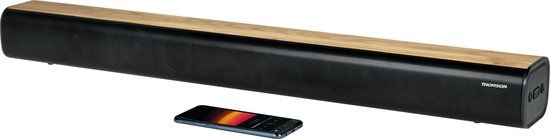 Thomson SB402BT soundbar speaker Zwart, Hout 200 W