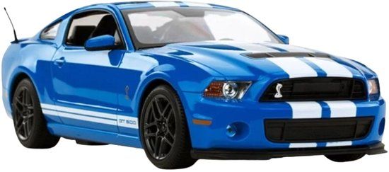 Mondo Ford Shelby GT 500 - 1:14 Blauw Plastic Auto