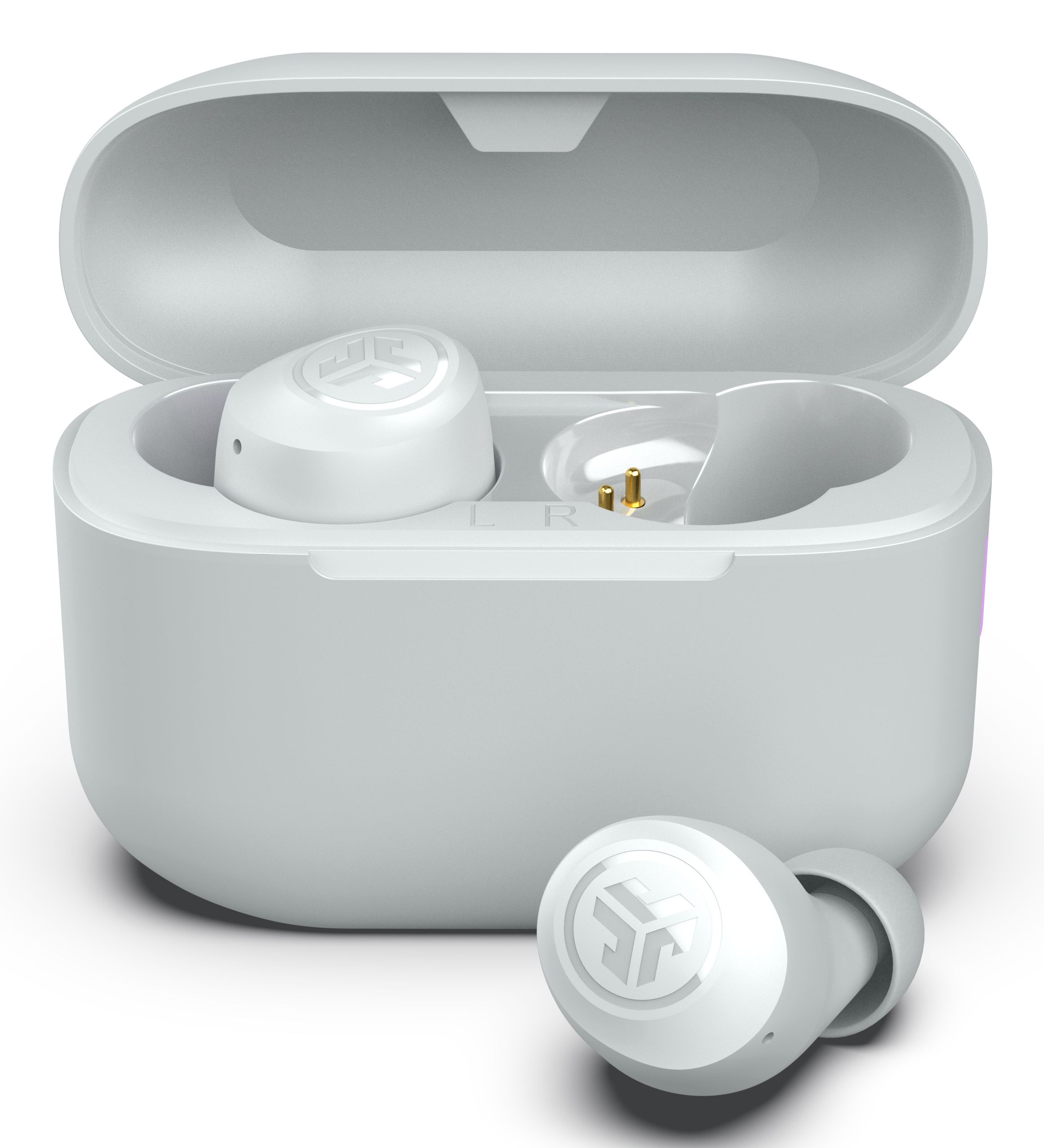 JLab Go Pop+ True Wireless Earbuds - Cloud White