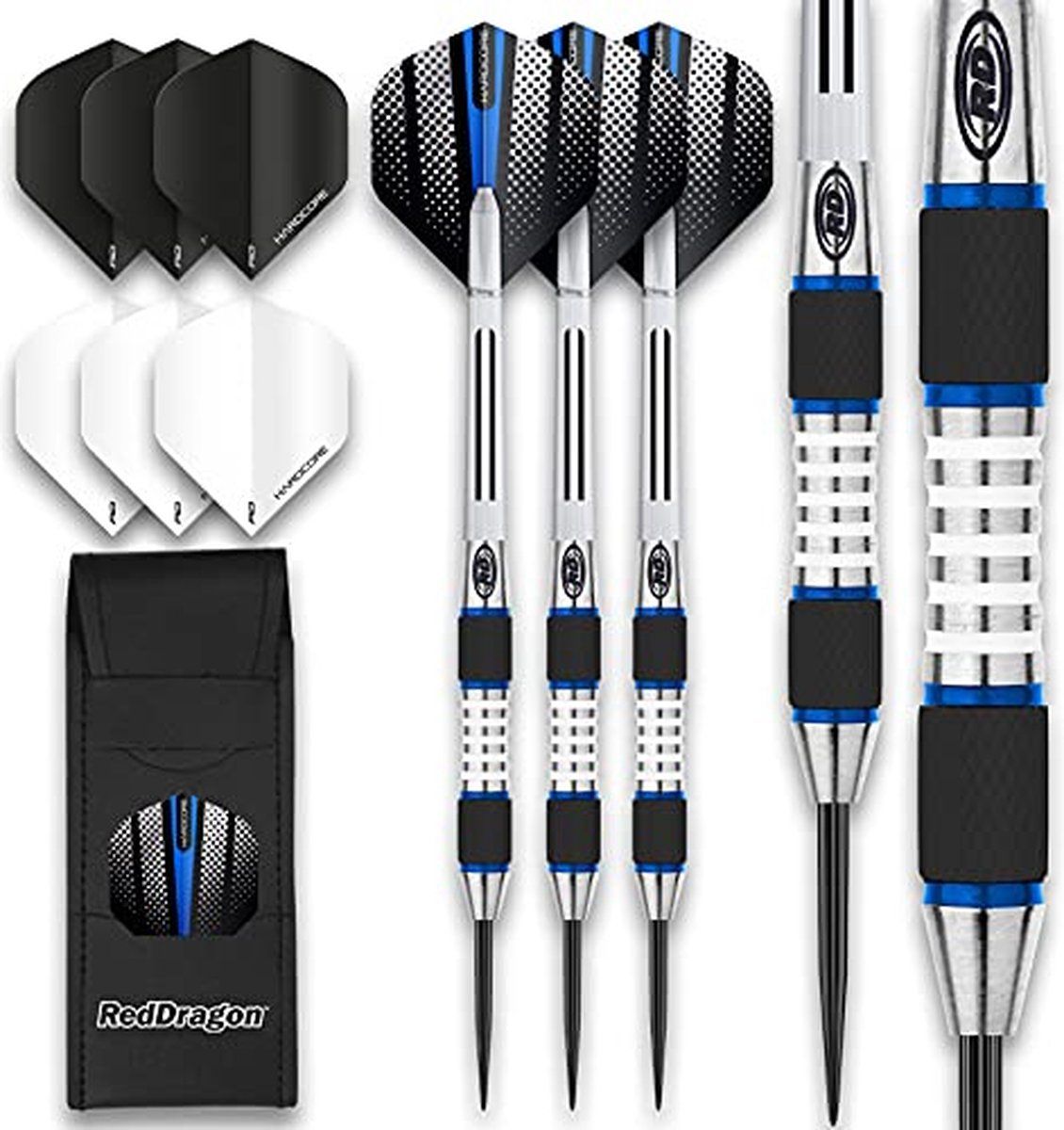Red Dragon - Evo: Steeltip Tungsten Dartpijlen Professioneel - Blauw 24 gram