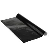 Venilia Plakfolie, glanzend zwart, 67,5 cm x 1,5 m, dikte 95 μ, zelfklevende meubelfolie, decoratiefolie, behang, keukenfolie, pvc zonder ftalaten, made in EU