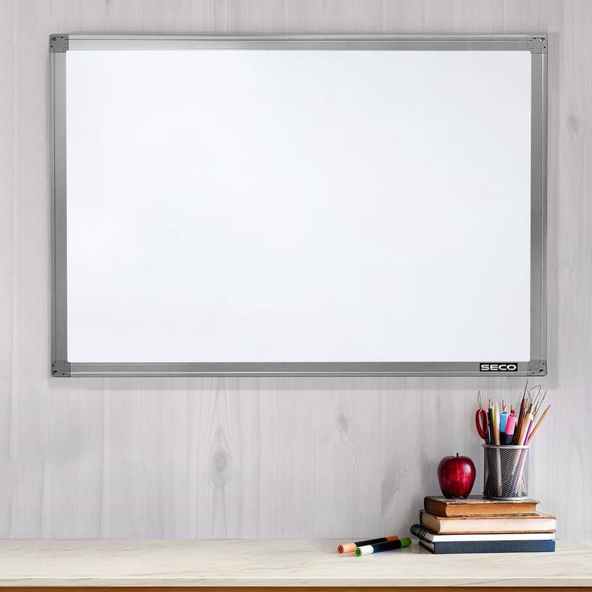 Seco whiteboard - 600x900mm - magnetisch - wit